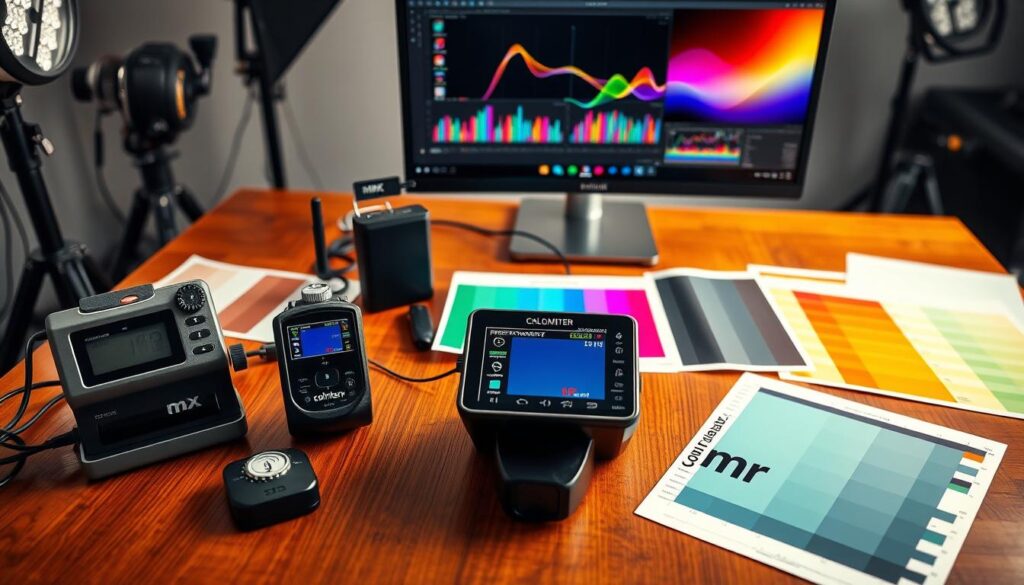 color accuracy and calibration tools table